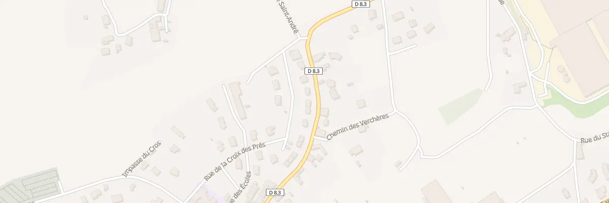 Plan du 525 Rue Grande Rue à Saint-Alban-les-Eaux