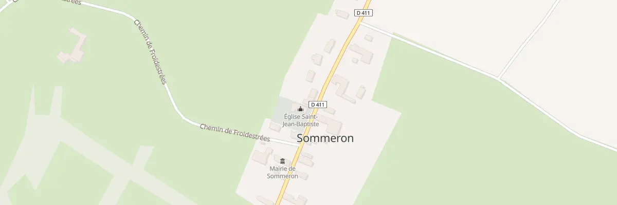 Plan du 25 Rue Principale à Sommeron