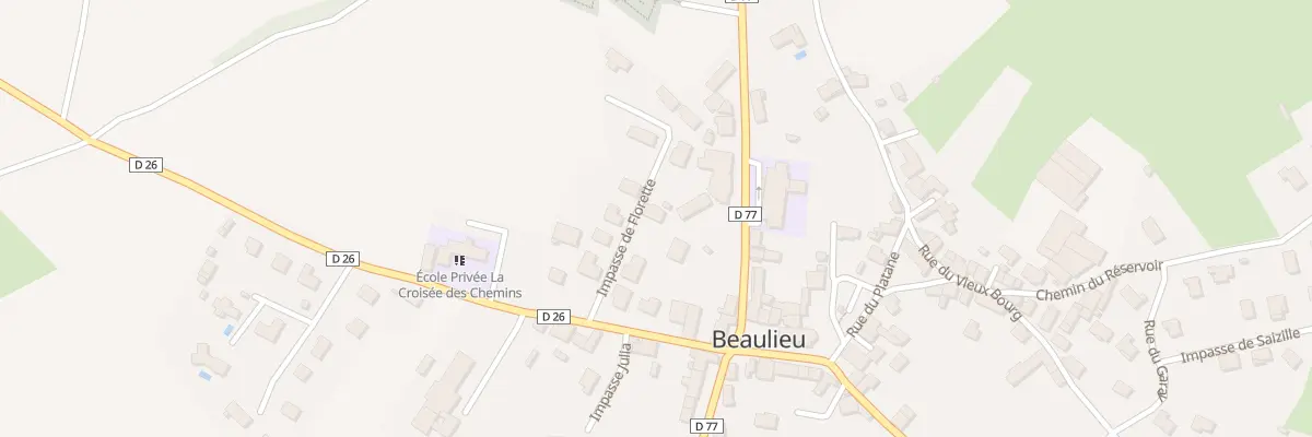 Plan du 102 Imp de Florette à Beaulieu