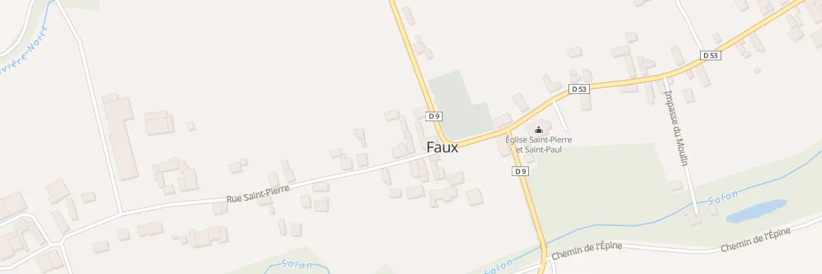 Plan du 3 Rue Saint Pierre à Faux-Fresnay