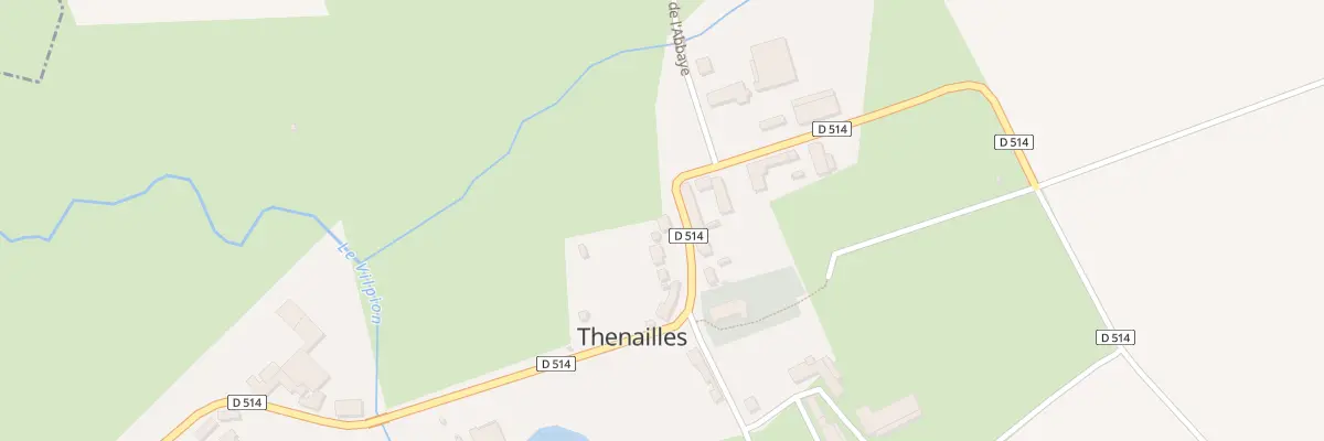 Plan du 5 Rue de l’Abbaye à Thenailles