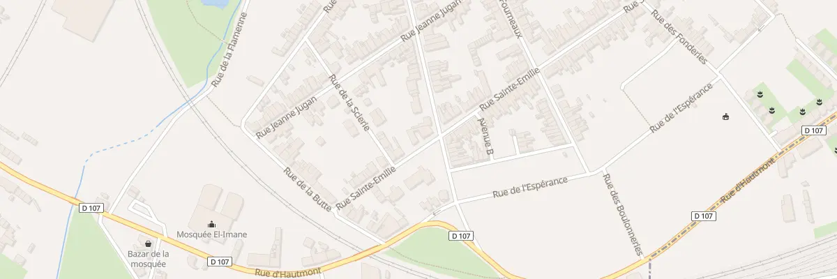 Plan du 64 Rue Sainte Emilie à Maubeuge