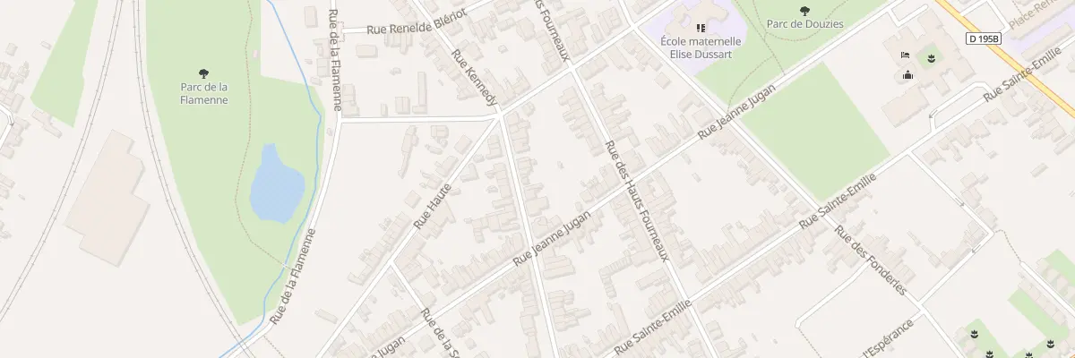 Plan du 56 Rue Kennedy à Maubeuge
