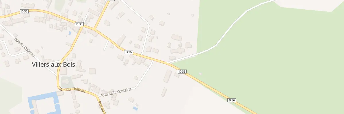 Plan du 1 Rue des Petits Pres à Villers-aux-Bois