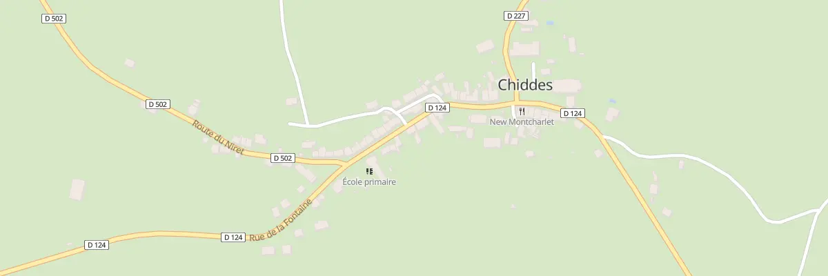 Plan du 23 Rue de la Fontaine à Chiddes