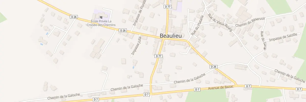 Plan du 48 Rue des Artisans à Beaulieu