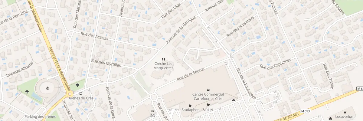 Plan du 120 Rue de la Source au Crès