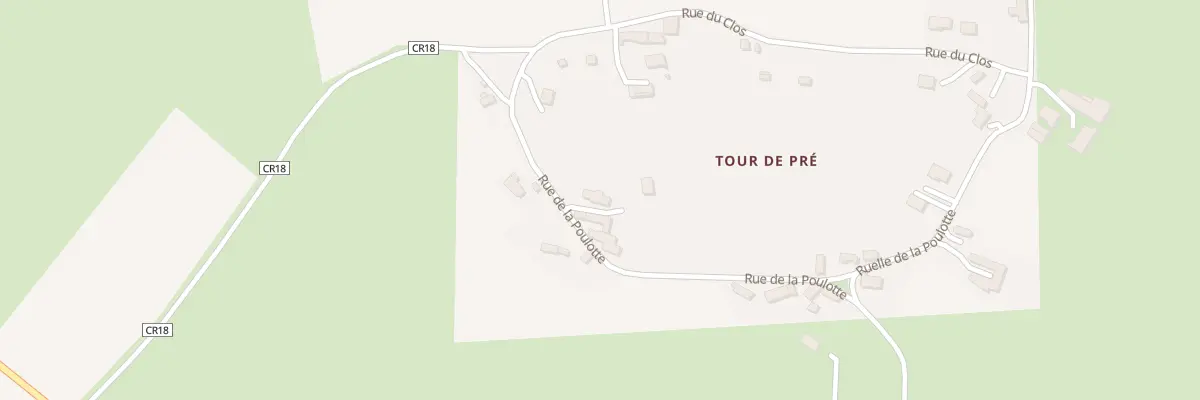 Plan du 16 Rue de la Poulotte à Provency