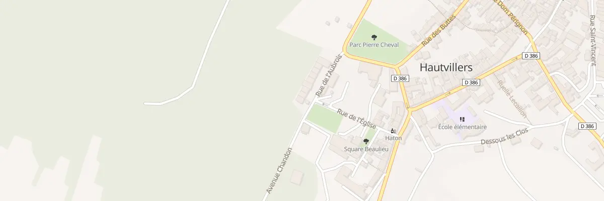 Plan du 86 Rue de l’Aubrois à Hautvillers