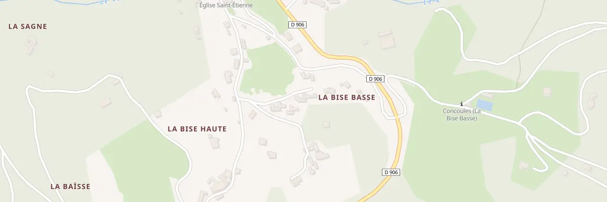 Plan du 5242 La Bise Basse à Concoules