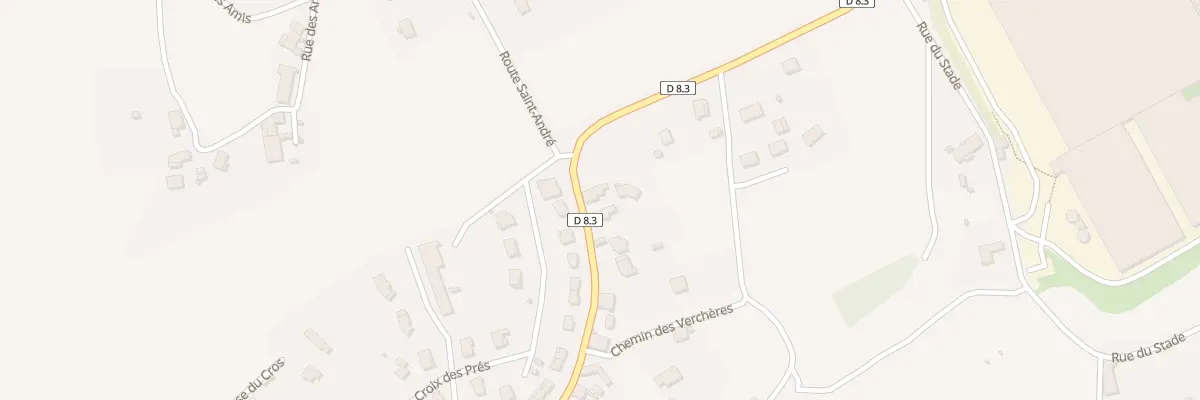 Plan du 590 Rue Grande Rue à Saint-Alban-les-Eaux