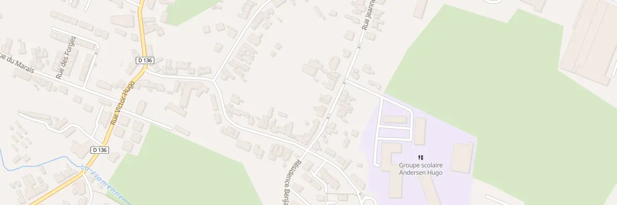 Plan du 64 Rue Jeanne d’Arc à Maubeuge