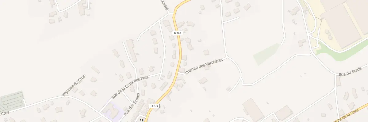 Plan du 504 Rue Grande Rue à Saint-Alban-les-Eaux