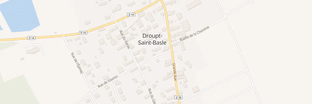 Plan du 2 Rue de Vauron à Droupt-Saint-Basle