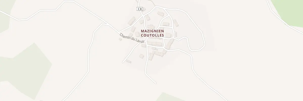 Plan du 2 Che des Retraites à Marigny-l’Église