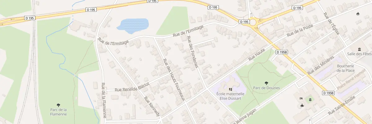 Plan du 93 Rue des Fonderies à Maubeuge