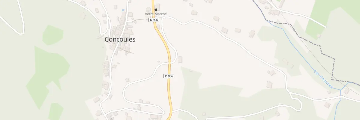 Plan du 5103 Les Pres à Concoules
