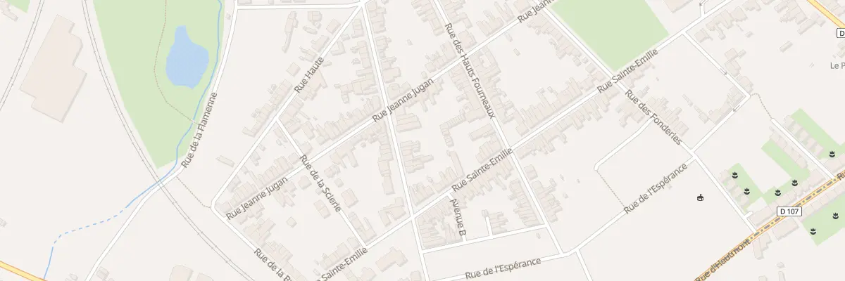 Plan du 34 Rue Kennedy à Maubeuge