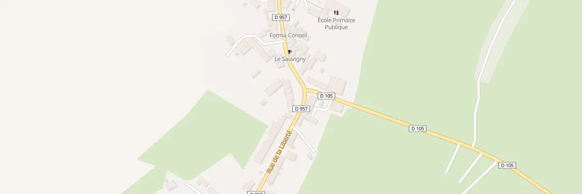 Plan du 50 Rue de la Liberté à Sauvigny-le-Bois