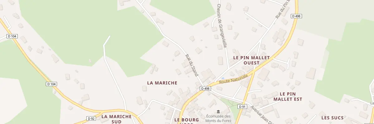 Plan du 11 Rue du Stand à Usson-en-Forez