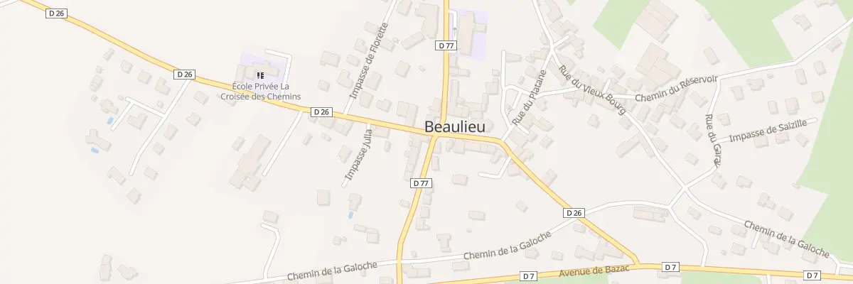 Plan du 16 Rue des Artisans à Beaulieu