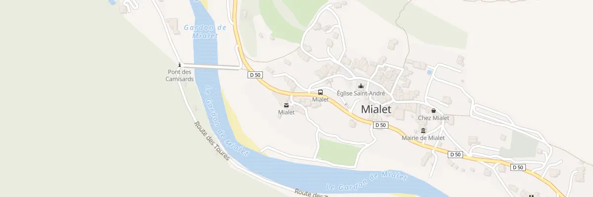 Plan du 239 Rte de Saint Jean du Gard à Mialet