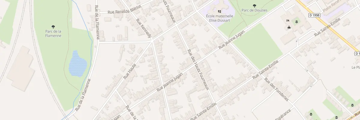 Plan du 22B Rue Jeanne Jugan à Maubeuge