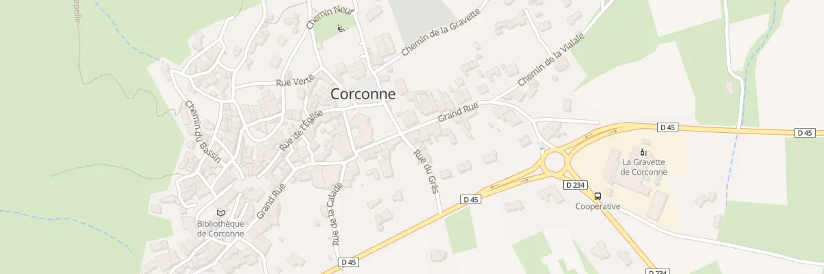 Plan du 5062 Grand Rue à Corconne