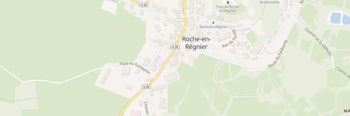Plan du 288 Pl du Sucheyron à Roche-en-Régnier