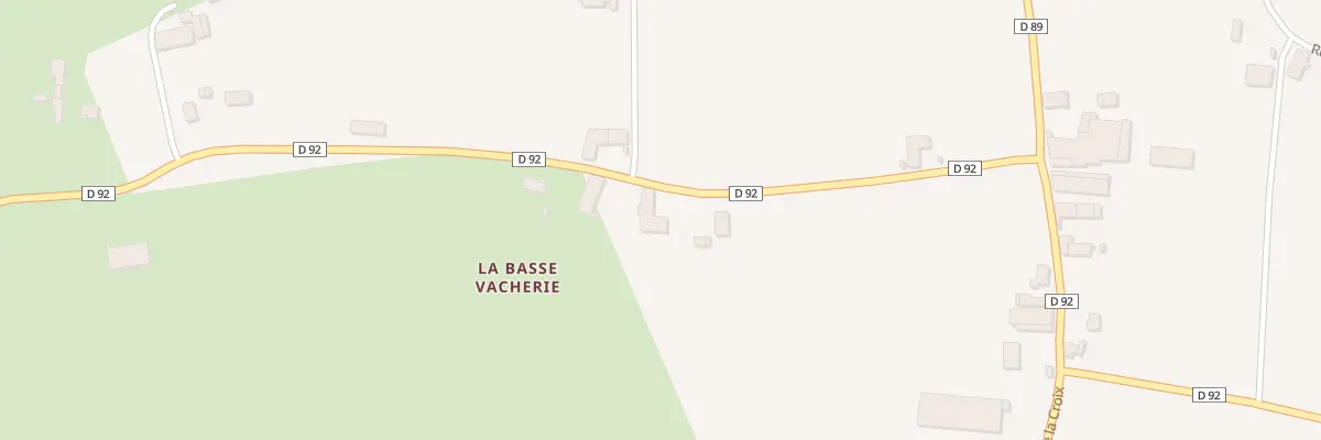 Plan de la Rue des Combattants d’Afn à Davrey