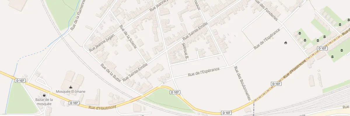 Plan du 16 Rue Kennedy à Maubeuge