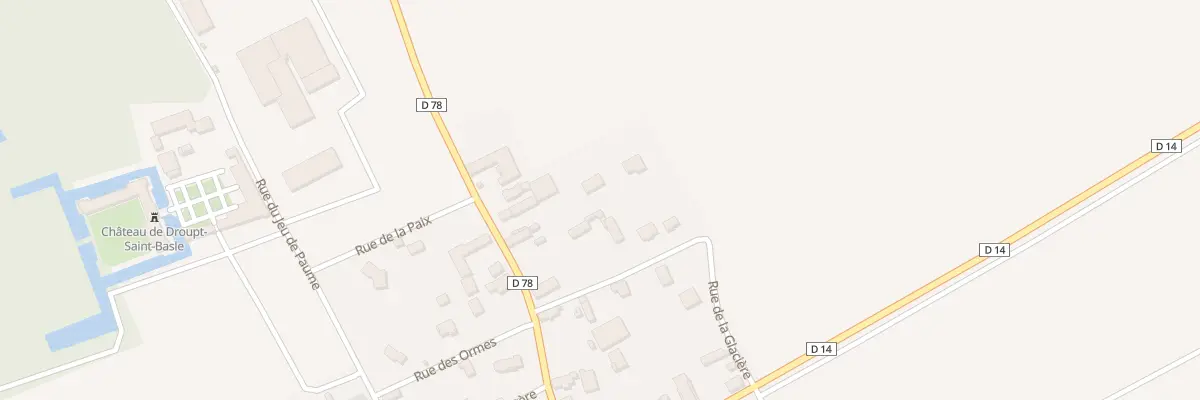 Plan du 5 Rue de la Glaciere à Droupt-Saint-Basle