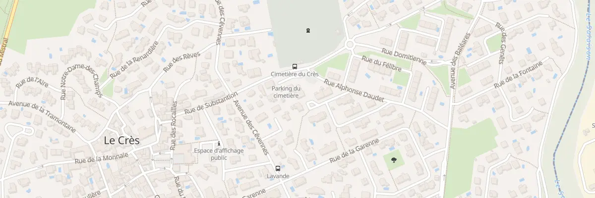 Plan du 22 Rue Jacques d’Aragon au Crès