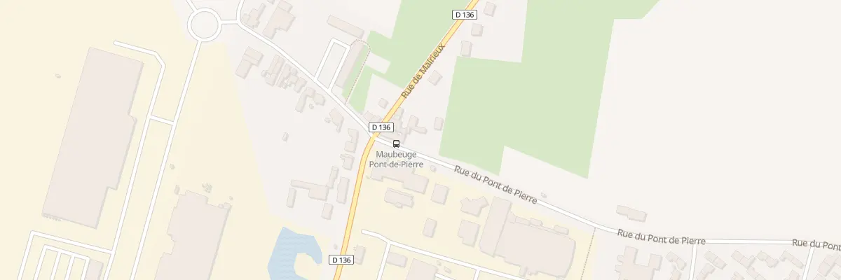 Plan du 284 Rue du Pont de Pierres à Maubeuge