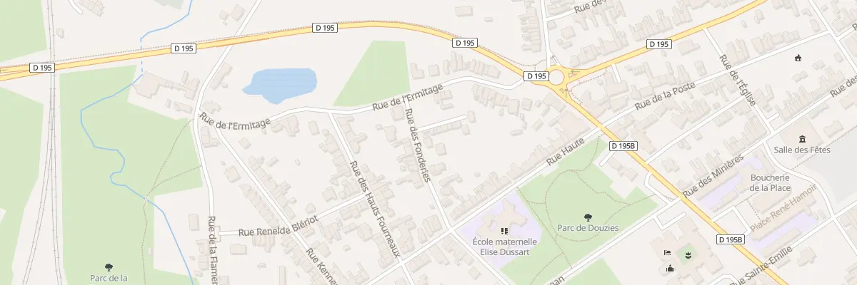 Plan du 70 Rue des Fonderies à Maubeuge