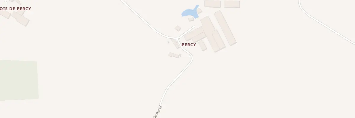 Plan du 4 Che de Percy à Molinet