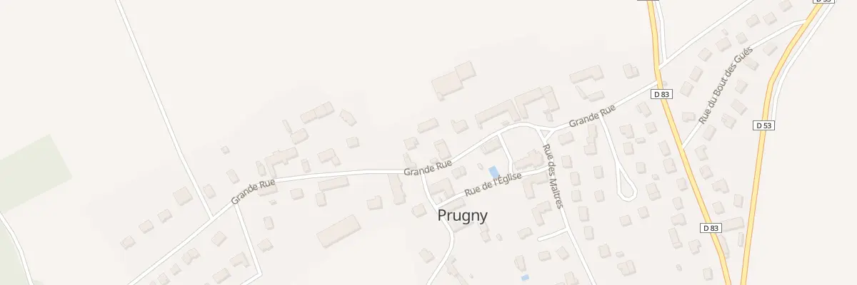 Plan du 12 Grande Rue à Prugny