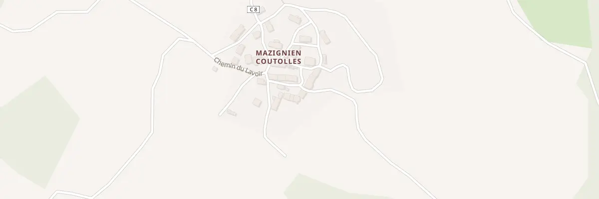 Plan du 6 Che des Retraites à Marigny-l’Église