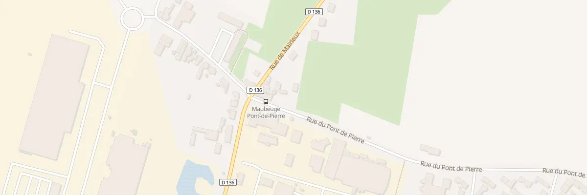 Plan du 280 Rue du Pont de Pierres à Maubeuge
