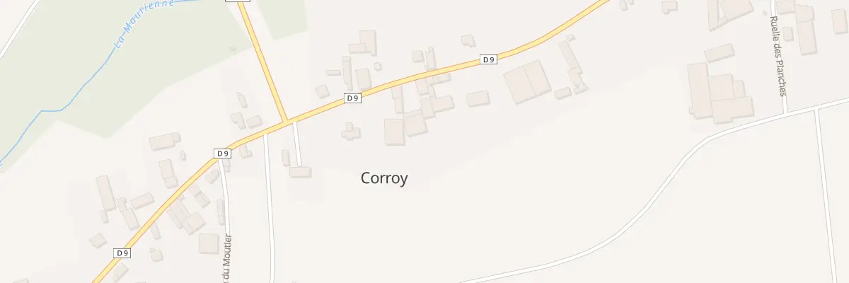 Plan du 8 Rue des Coudriers à Corroy