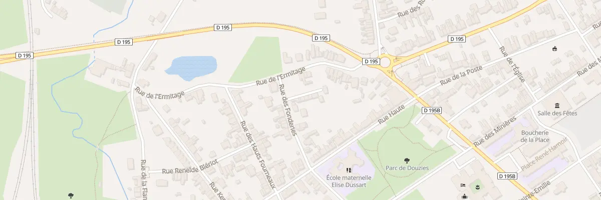 Plan du 74 Rue des Fonderies à Maubeuge
