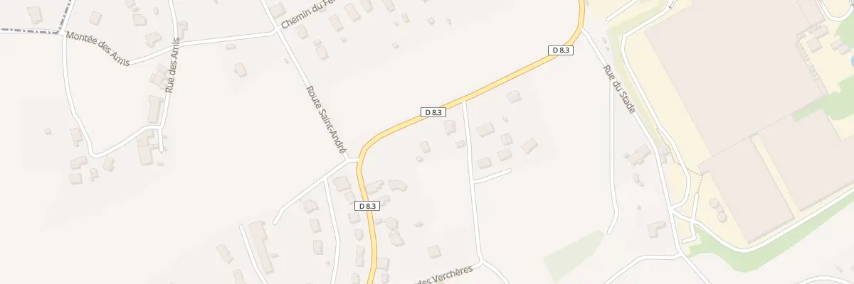 Plan du 87 Rue des Grands Pres à Saint-Alban-les-Eaux