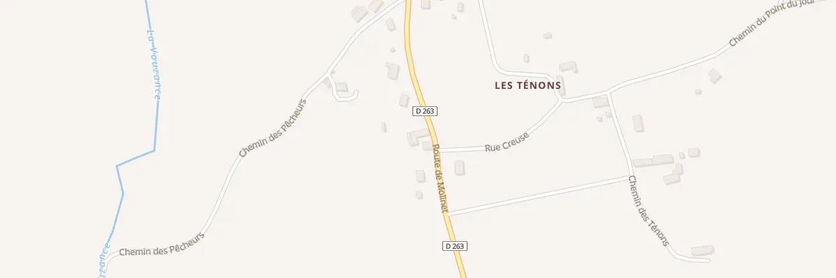 Plan du 5 Rte de Molinet à Saint-Léger-sur-Vouzance