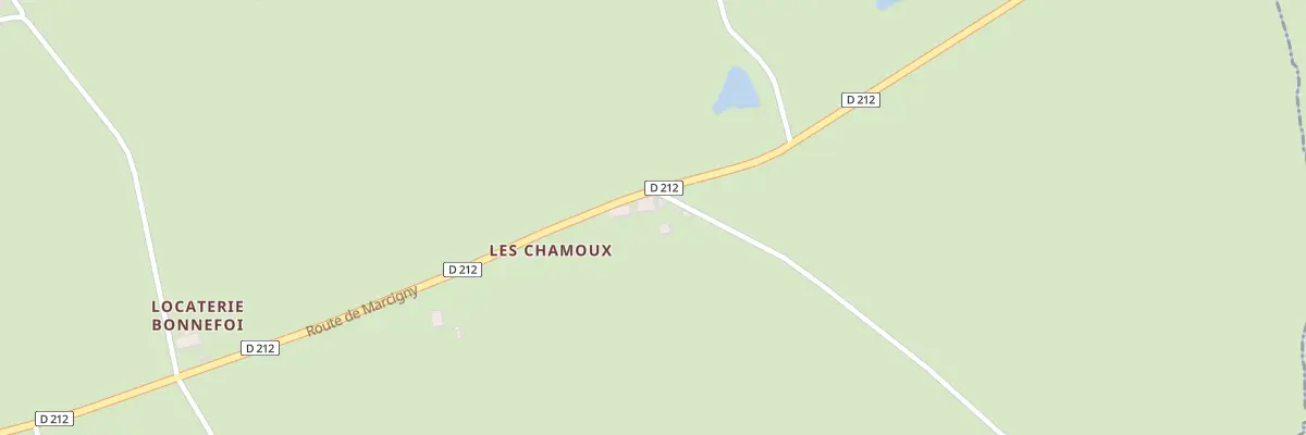 Plan du 5079 Les Chamoux au Bouchaud