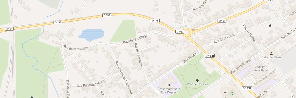 Plan du 76 Rue des Fonderies à Maubeuge