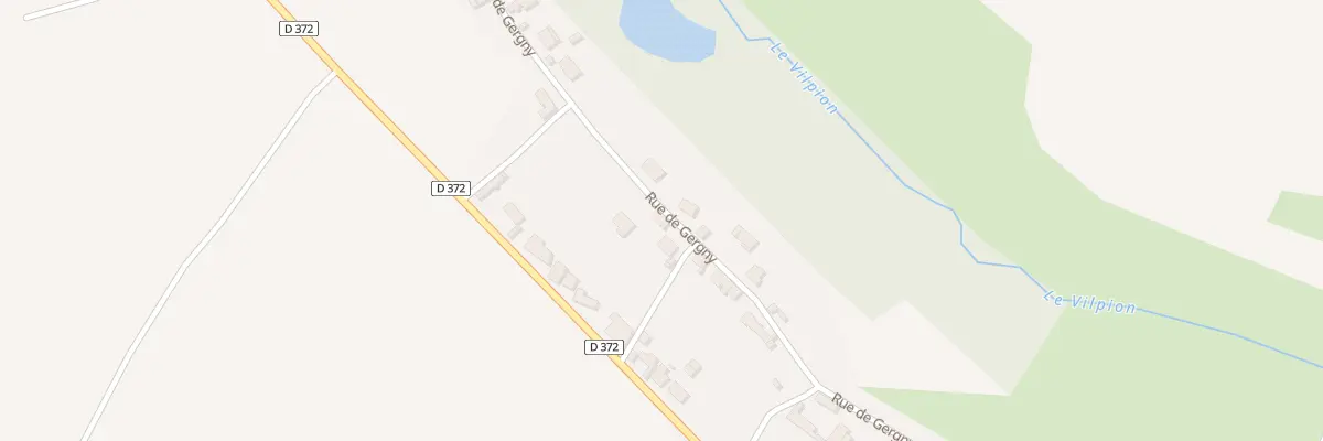 Plan du 36 Rue de Gergny à Thenailles