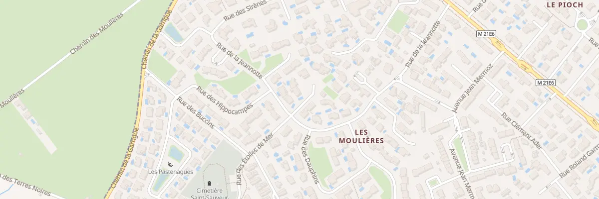 Plan du 1F Rue des Oursins à Pérols