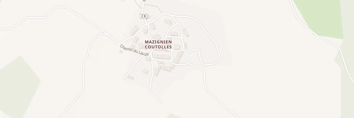 Plan du 8 Che des Retraites à Marigny-l’Église