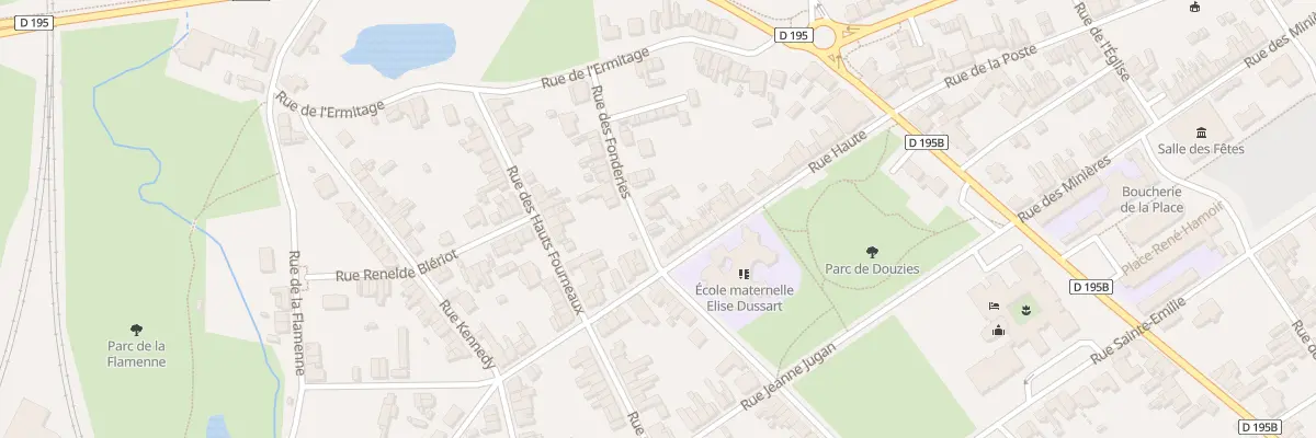 Plan du 62B Rue des Fonderies à Maubeuge