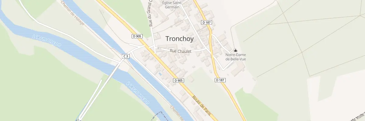 Plan du 4T Rue Chaulet à Tronchoy